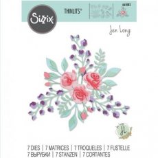 665083 Sizzix • Thinlits die set Floral layers #2