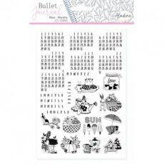 03939 Stamp Bullet Journal Months