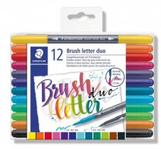 3004 TB12 Brush letter duo penseel lettering pen - set 12