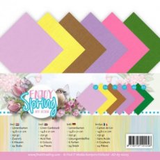 AD-A5-10025 .Linen Cardstock Pack - A5 - Amy Design - Enjoy Spring