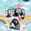 BB2362 Besties Over the Rainbow 12x12 Inch Cut Outs