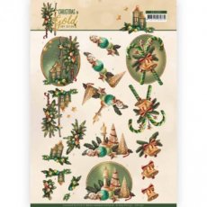CD11357 Amy Design - Christmas in Gold - Lanterns in Gold