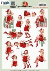 CD12093 Yvonne Creations - Bubbly Girls Christmas