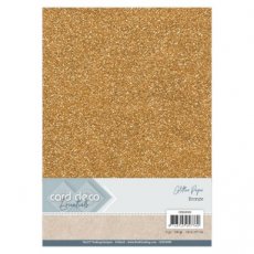 CDEGP009 Card Deco Essentials Glitter Paper Bronze