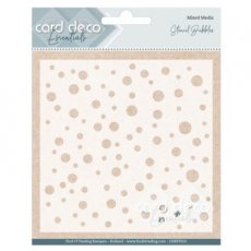 CDEST010 Bubbles Stencil By Card Deco Essentials