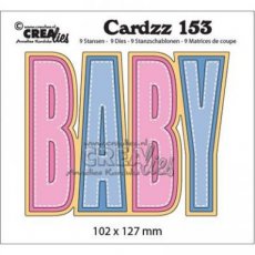 (15e)  CLCZ153 Crealies • Cardzz snijmallen no.153 baby