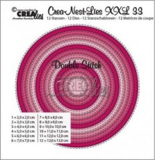 (15e)  CLNestXXL33 Double Stitch Circles max.
