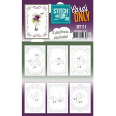 Cards only Stitch A6 Set 01