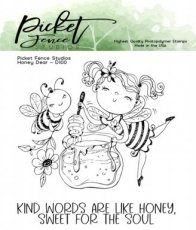D-100 Picket Fence Studios Honey Dear Clear Stamps