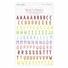 (19) DCSTK068 Over The Rainbow Alphabet Stickers