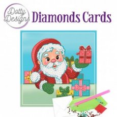 DDDC1004 Santa Diamonds Cards By Dotty Designs