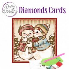 DDDC1045 Dotty Designs Diamond Cards - Snowmen