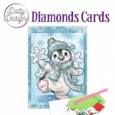 DDDC1066 Dotty Designs Diamond Cards - Penguin