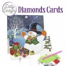DDDC1133 Dotty Designs Diamond Easel Card 133 - Snowman