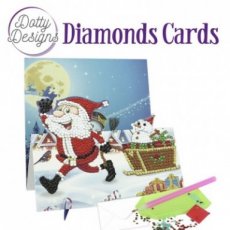 DDDC1149 Dotty Designs Diamond Easel Card 149 - Hi Santa