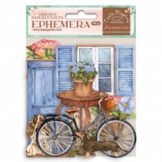 Create Happiness Welcome Home Ephemera Bicycle and Flowers