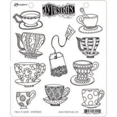 DYR80251 Ranger Dylusions Cling Stamp Set Fancy a Cuppa