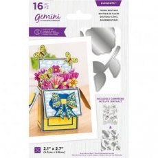 (15e)  GEM-STD-FLB Gemini Floral Boutique Stamp & Die