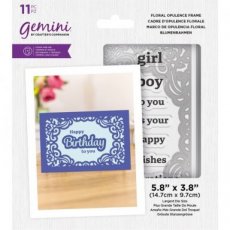 GEM-STD-FLOF Gemini Floral Opulence Frame Stamp & Die