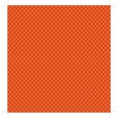 Core' dinations patterned single-sided 12x12" orange l. dot