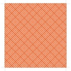 Core' dinations patterned single-sided 12x12" orange plaid