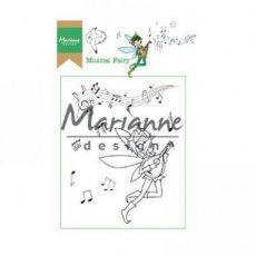 (15e)  HT1643 Marianne Design • Clear stamps Hetty's musical fairy