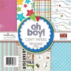 PD8068 Polkadoodles Oh Boy! 6x6 Inch Paper Pack