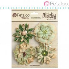 (13d) Petaloo 1479-311 Petaloo Wild Blossoms Soft Green