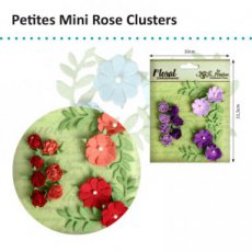 Petaloo Petites Rose Clusters Salmon/Sienna