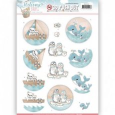 SB10265 By The Sea - Welcome Baby 3D-PushOut