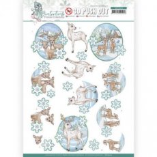 SB10504 3D Push Out - Yvonne Creations - Winter Time - Deer
