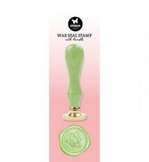 SL-ES-WAX10 Wax Stamp with handle Green butterfly Essentials Tools nr.10