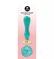 SL-ES-WAX11 Wax Stamp with handle Turquoise Speciaal voor jou Essentials Tools nr.11