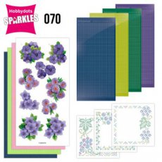SPDO070 Sparkles Set 70 - Jeanine's Art - Purple Flowers
