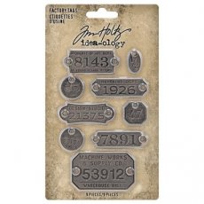 (4)  TH94039 Idea-ology Tim Holtz Factory Tags