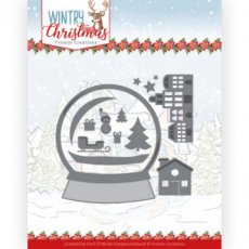 YCD10247 Dies - Yvonne Creations - Wintery Christmas - Snowman in snow globe